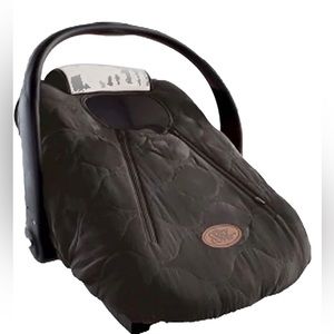 Cozy Cover Infant Car Seat Cover (Black Quilt)